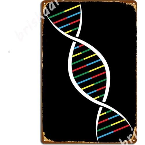 Dna Metal Signs Club Party Bar Cave Mural Painting Vintage Tin sign Posters