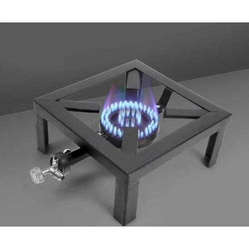 Portable Gas Stove Safety And Environmental Protection Gas Stove Outdoor Camping Picnic Barbecue Tool 24.5 * 24.5 * 11cm