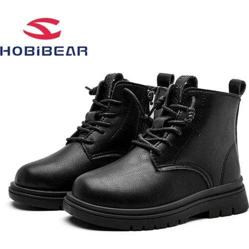 HOBIBEAR Leather Boots For Girls