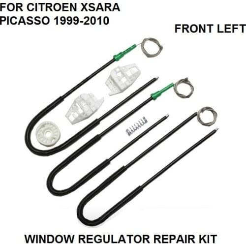 CAR WINDOW REPAIR KIT FOR CITROEN XSARA PICASSO ELECTRIC WINDOW REGULATOR FRONT LEFT 1999-2010 NEW