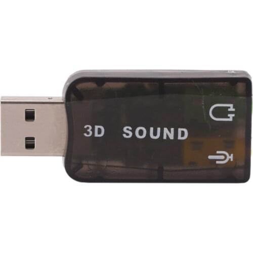 Hot USB Sound Card USB Audio 5.1 External 3D USB Sound Card Audio Adapter Mic Speaker Audio Interface For Laptop PC Micro Data