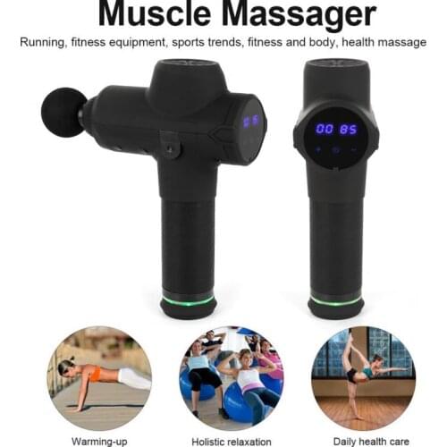 Massage Gun Muscle Fascial Massage Relax Recovery Promote Blood Circulation Fascia Gun Beauty Health Care Intelligent Massager
