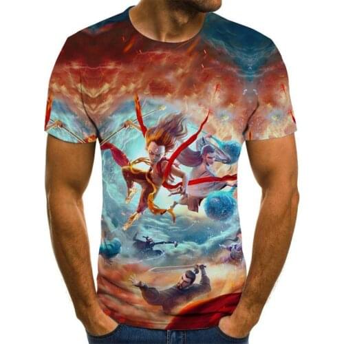 2020 Summer Newest 3D Printed T Shirt Men Joker Casual Male tshirt Short Sleeve Funny T Shirts Tops