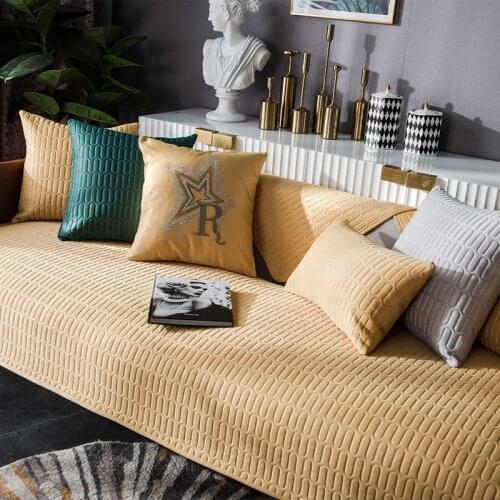 Solid Color 1 Pcs Sofa Towel Four Seasons Universal Sofa Covers For Living Room Modern Non-slip Furniture Protector Sofa Cover