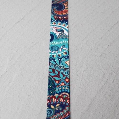 Retailing 5 Yards Width 25mm Webbing 19 Colors Printed Webbing Ribbon Luggage Belt Strap Rope Dog Pet Collar Leash Harness