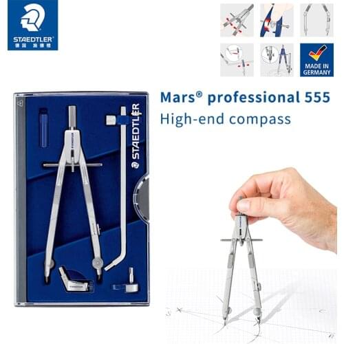 Shide Building 555 03 Quick-moving Car Compasses Can Clip Needle Pen Professional Drawing Supplies