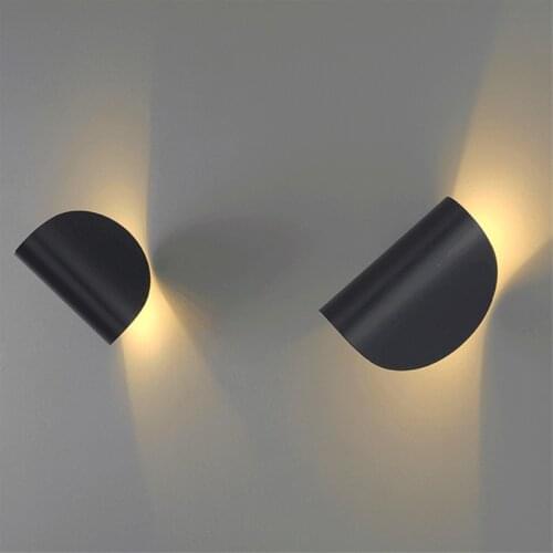 Nordic Modern LED Wall Light For Bedroom Bedside Living Room Minimalist Decorative Indoor Corridor Rotatable Lighting Luminaire