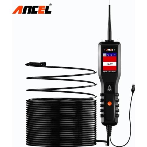 Ancel PB100 Car Battery Tester Diagnostic Tool 12V/24V Power Probe Circuit Tester Electrical Integrated Power Automotive Scanner