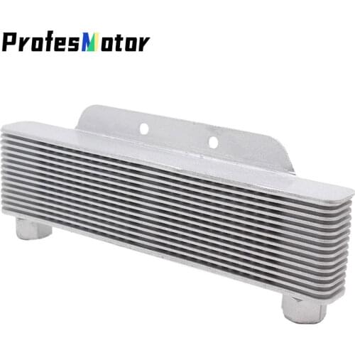 Motorcycle Universal Oil Cooler Engine Transmission Oil Cooler Radiator Cooling Radiators 238mm 15-Row Accessory