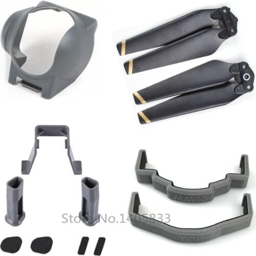RC drone parts Lens Hood & Landing Gear & 8330F Quick Release Propeller & transport protection fixed bracket For DJI Mavic Pro