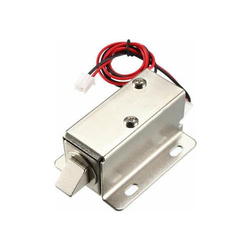 1pc DC 12V 0.8A 11.4mm Electromagnetic Solenoid Lock Assembly for Electirc Door Lock