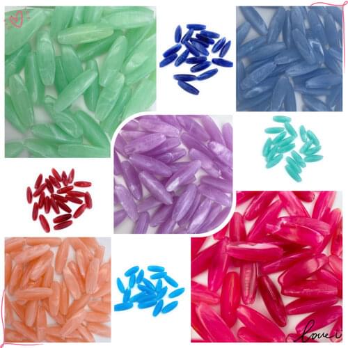 10pcs 9*28mm Aacrylic Beads Tubular Cloud Effect Imitation Stone For Pandoras Charm DIY Bracelet Necklace Earring Jewelry Beads