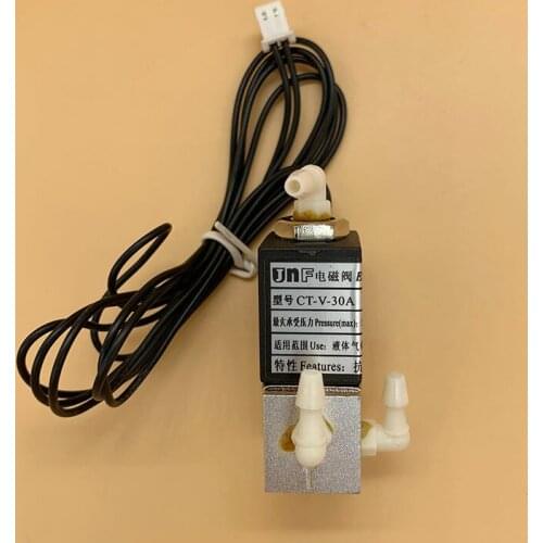 24V DC electro magnetism valve 3 ways UV solenoid valve for Flora Myjet UV flatbed printer 2 ways magnet solenoid valve