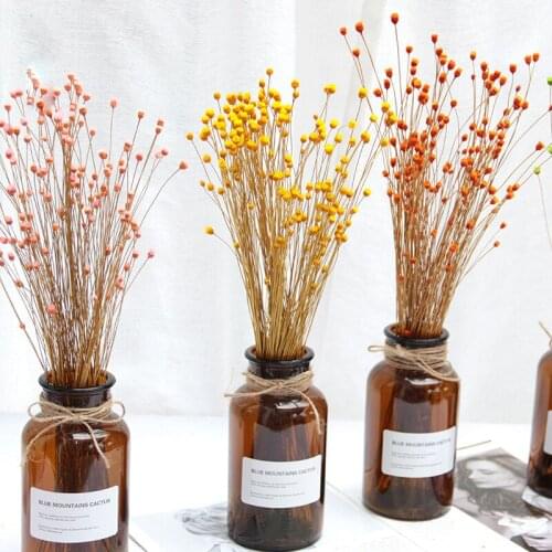 50Pcs Creative Happy Flower Immortal Natural Simulation Dry Bouquet Shooting Backdrop Decor Props Home Decoration