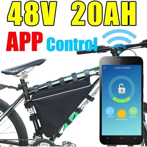 48V electric bike Battery Pack Bluetooth GPS control
