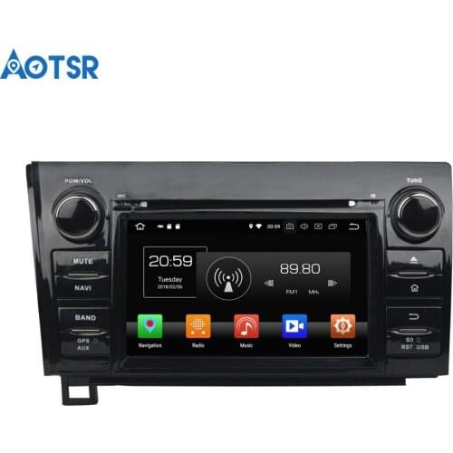 Aotsr Android 8.0/7.1 GPS navigation Car DVD Player For Sequoia /Tundra 2010-2012 multimedia radio recorder 4GB+32GB 2GB+16GB