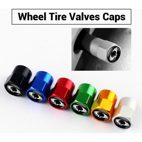 4PCS Car Styling Tyre Rim Valve Cover Wheel Stem Cap For SsangYong Actyon Turismo Rodius Rexton Korando Kyron Tire Accessories