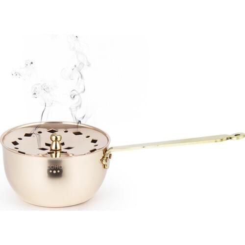 Coho Artisan Copper Üzerlik Incense Walking Dish Big