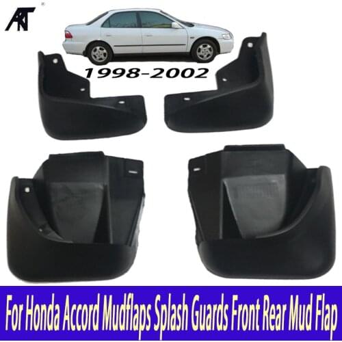 Mud Flaps For Honda Accord 1998-2002 Mudflaps Splash Guards Front Rear Mud Flap Mudguards 1999-2001 Set Molded Mud Flaps Accesso