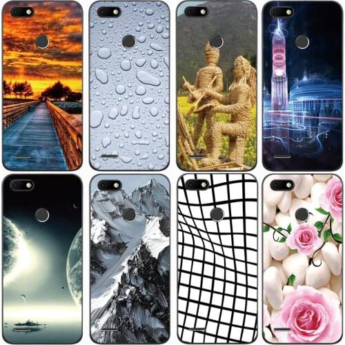 For BQ 5514L STRIKE POWER 4G Case Rose Wolf Cute Patterned Cover Soft Silicon Phone Case for BQ 5514L Strike Power Top Quality