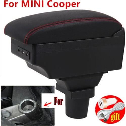 For MINI Cooper R50 R52 R53 R56 R57 R58 F55 F56 F57 Countryman R60 F60Central Armrest Storage Box Modification Accessories