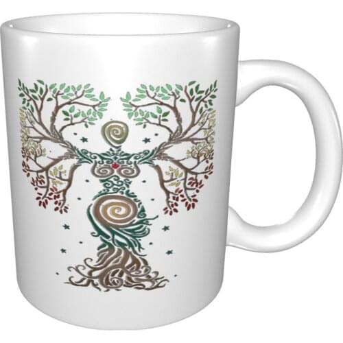 Tree Of Life Mother Nature Mug Coffee Cup Coffee Mug Glass With Straw Thermal Cup Pig Cup
