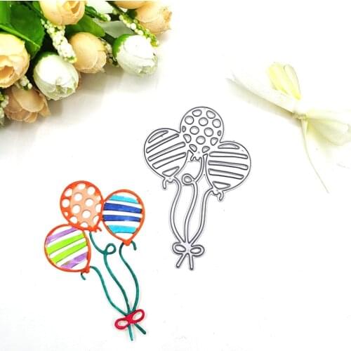 Julyarts Balloon New Cut Die for 2021 Scrapbooking Craft Supplies for Card Making DIY Scrapbooking Cardstock Die Cut Stencils