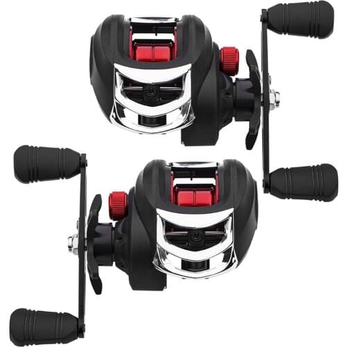 Metal Spool Baitcasting Reel 8 kg Max Drag 7.2/1 High Speed Gear Ratio Saltwater Freshwater Low Profile Fishing Wheel Gear