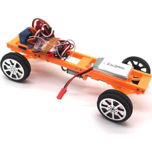 Rear 2 Wheel Drive RC Truck Chassis Set Kit With Battery Servo ESC Motor Parts