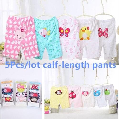 2016 Summer Baby Shorts Pant Boys Girls Clothes Fashion 100% Cartoon Styles Newborn 0-24 Months Kids Trousers Baby Clothes