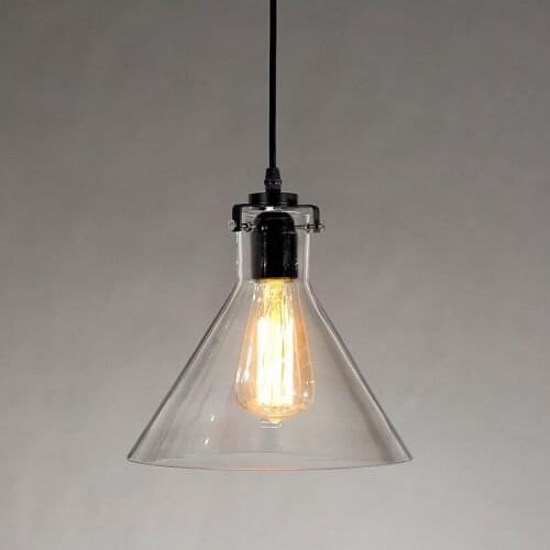 Loft RH Industrial glass Pendant Lights American Country Lamps Vintage Lighting for Restaurant/Bedroom Home Decoration