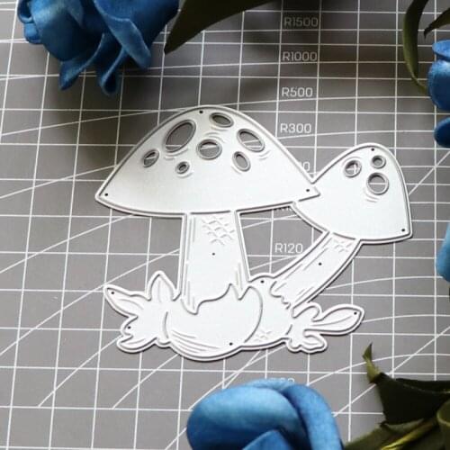 Mushroom Fungus Border Metal Cutting Dies Scrapbooking DIY Album Paper Card Craft Embossing Stencil Dies