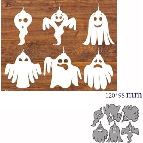 Metal cutting dies cut die mold Halloween ghost decoration Scrapbook paper craft knife mould blade punch stencils dies