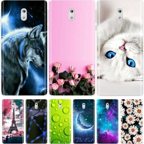 For Nokia 3 Case Soft Silicone Cute Cartoon Phone Case For Nokia 3 Cover Case For NOKIA 3 Nokia3 Silicon Back Bumper Funda Coque