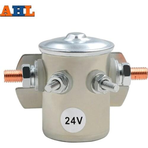 AHL Continuous Duty Solenoid Relay 24063 24V For Golf Carts,Winch, Marine In Rush Heavy Duty SPST 1114208 1114218 5117340 SWX88