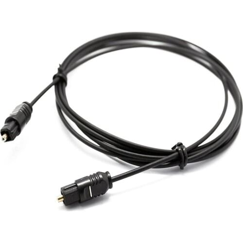 OD2.2mm Optical Fiber Audio Cable, Metal Audio Audio Cable Toslink Cable Digital Cable Plastic Optical Fiber Audio Transmission