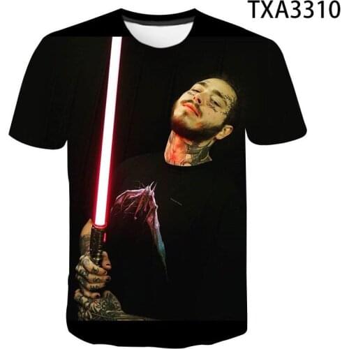 Post Malone 3D T Shirts Summer Short Sleeve Cool Men Women Children T-shirt Streetwear Tee Fashion Hip Hop Boy Girl Kids Tops