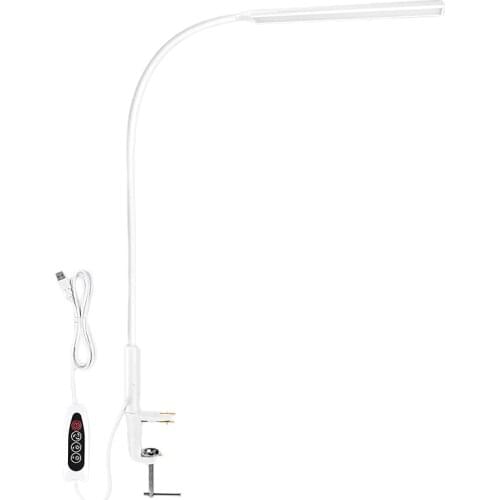LED Desk Lamp, Swing Arm Table Lamp with Clamp, Flexible Gooseneck Task Lamp, Eye-Caring Architect Desk Light