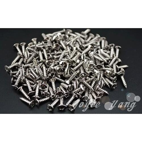Thousand of Chrome Guitar Pickguard Screws For Fender Strat/Tele Electric Guitar Bass Free Shipping Wholesales