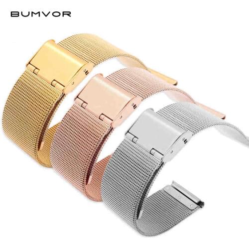 Box Set Strap 42mm 46mm Universal Strap Samsung Galaxy S2 S3 Strap Bracelet Luxury Stainless Steel 12mm-24mm Strap Accessories