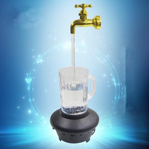 Magic faucet mug (Floating Fountain Faucet) - Close Up Magic,Stage Magic Tricks,Gimmick,Illusions Party Magia Show Kids Magic
