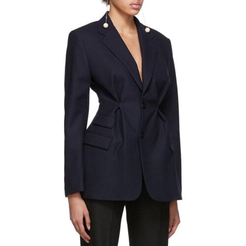 TOP QUALITY New Fashion 2021 Designer Blazer Jacket Womens Classic Double Breasted Metal Lion Buttons Blazer