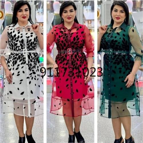 2021 Summer Sexy African Women White Red Green Dress Suit with Inner African Dresses for Women African Clothes for Women