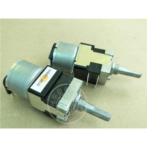 1pcs/lot for Japan ALPS RK168 Quadruple Motor Potentiometer 100KBX4 B100K Handle Length 25MMF