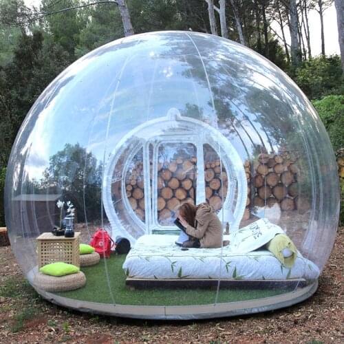 3M Outdoor Huge Inflatable Toys Bubble Tent Large DIY House Home Backyard Camping Cabin Lodge Air Bubble Transparent Tent
