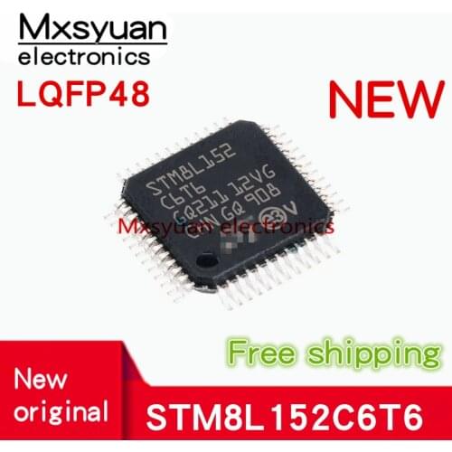 5pcs~50pcs/lot STM8L152C6T6 STM8L152 C6T6 STM8L152CbTb LQFP-48 new original In Stock
