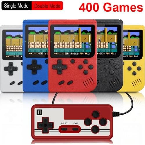 8-Bit 3.0 Inch Color LCD Kids Color Game Player Gamepad Built-in 400 games Retro Portable Mini Handheld Video Game Console
