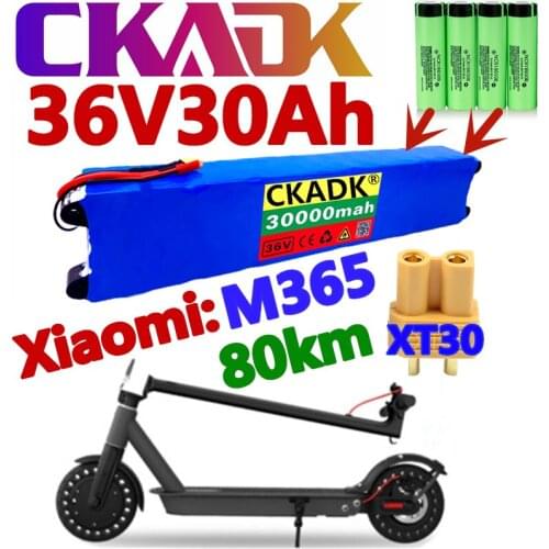 36V 30Ah Scooter Battery Pack forXiaomi Mijia M365 36V 30000mAh Battery pack Electric Scooter BMS Board forXiaomi M365