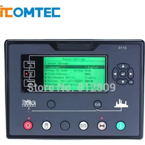 Free shipping Generator Controller 6110 + DTU with remote monitoring