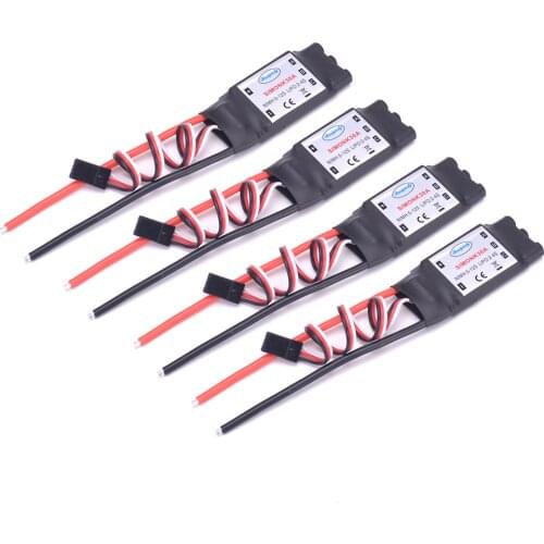 30A Simonk ESC Brushless Speed Controller 5V 2A BEC with 3.5mm Banana Connector For RC F450 S500 Quadcotper